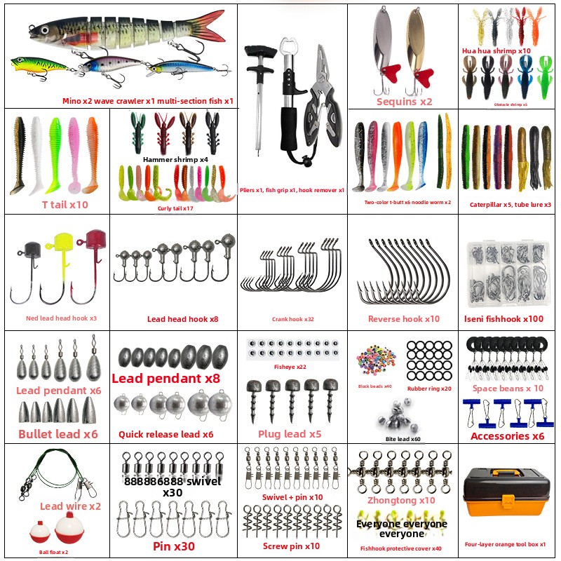 Large Four-Layer Outdoor Fishi - Fishing Lure recension och pris
