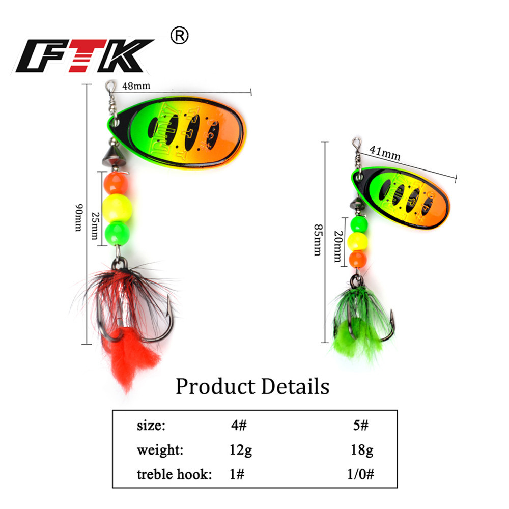 FTK Metal Fishing Lure Spinner - Fishing Equipment Deals recension och pris