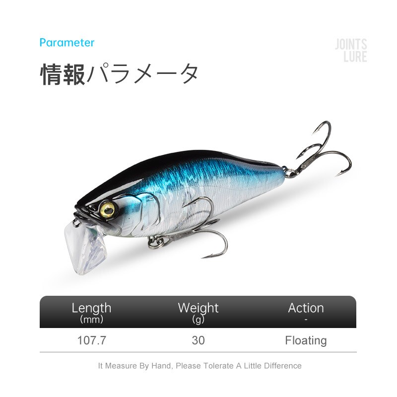 I-JACK Minnow Fishing Lures 10 - Fishing Equipment Deals recension och pris