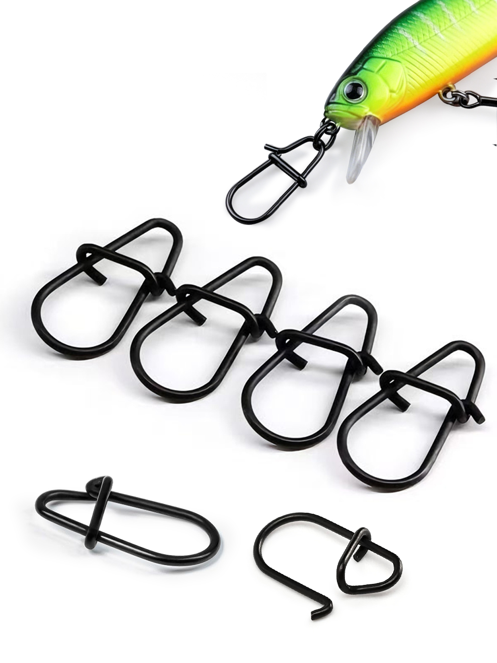 GOBAIT 100Pcs Black Stainless  - Fishing Quest recension och pris