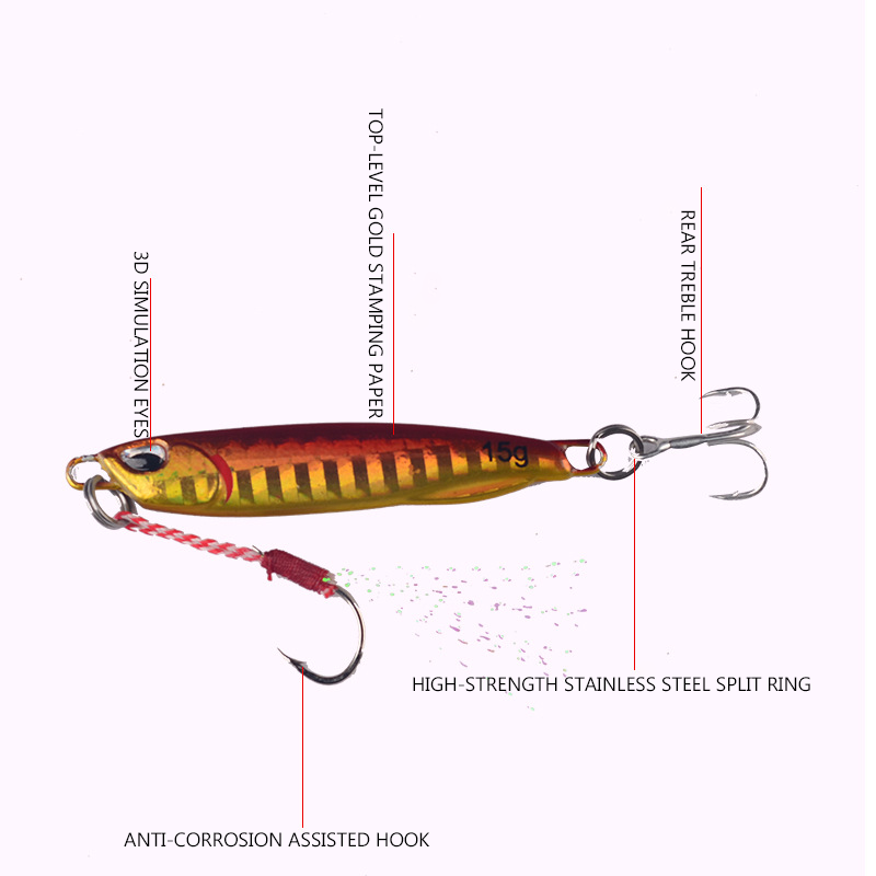 1PCS Japen Metal Cast Jig 10/1 - Fishing Equipment Deals recension och pris
