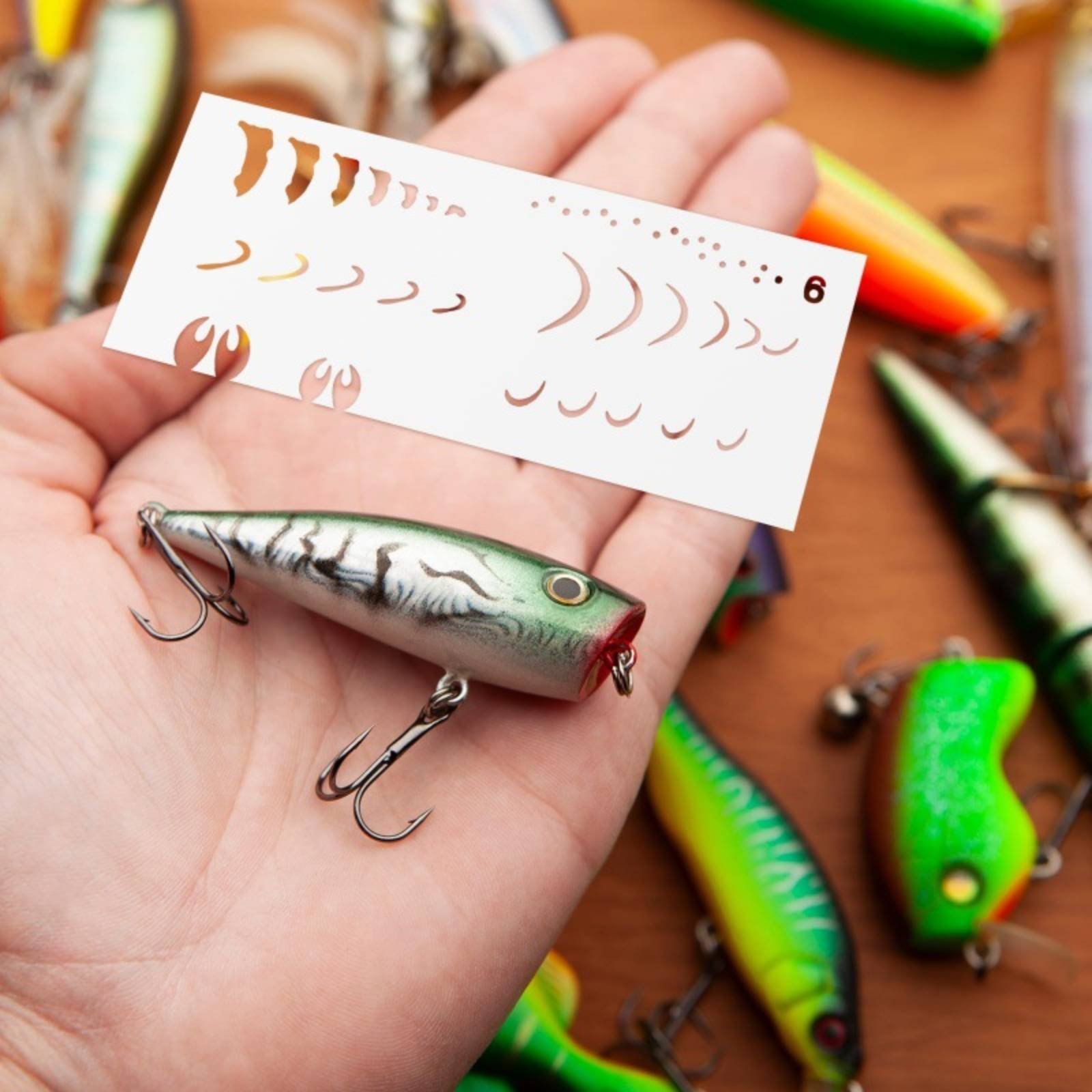Lure Painting Template DIY Lur - Fishing Lure recension och pris