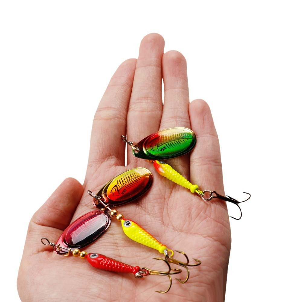 10pcs/Set Spinner Lures 9.1g 7 - Fishing Equipment Deals recension och pris