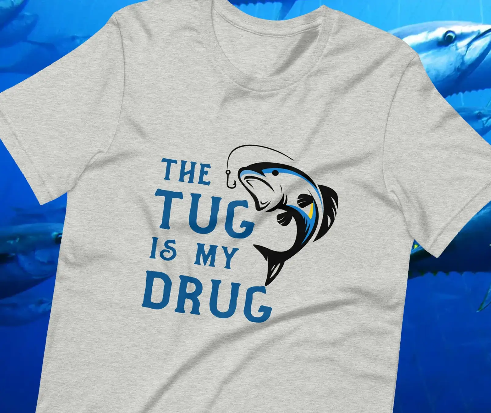 The Tug Is My Drug T Shirt Fis - Fishing Lure recension och pris