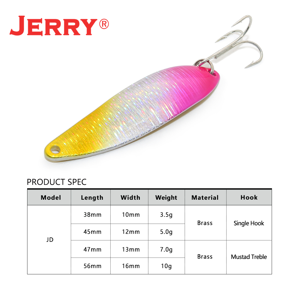 Jerry JD Artificial Spoon Lure - Fishing Equipment Deals recension och pris