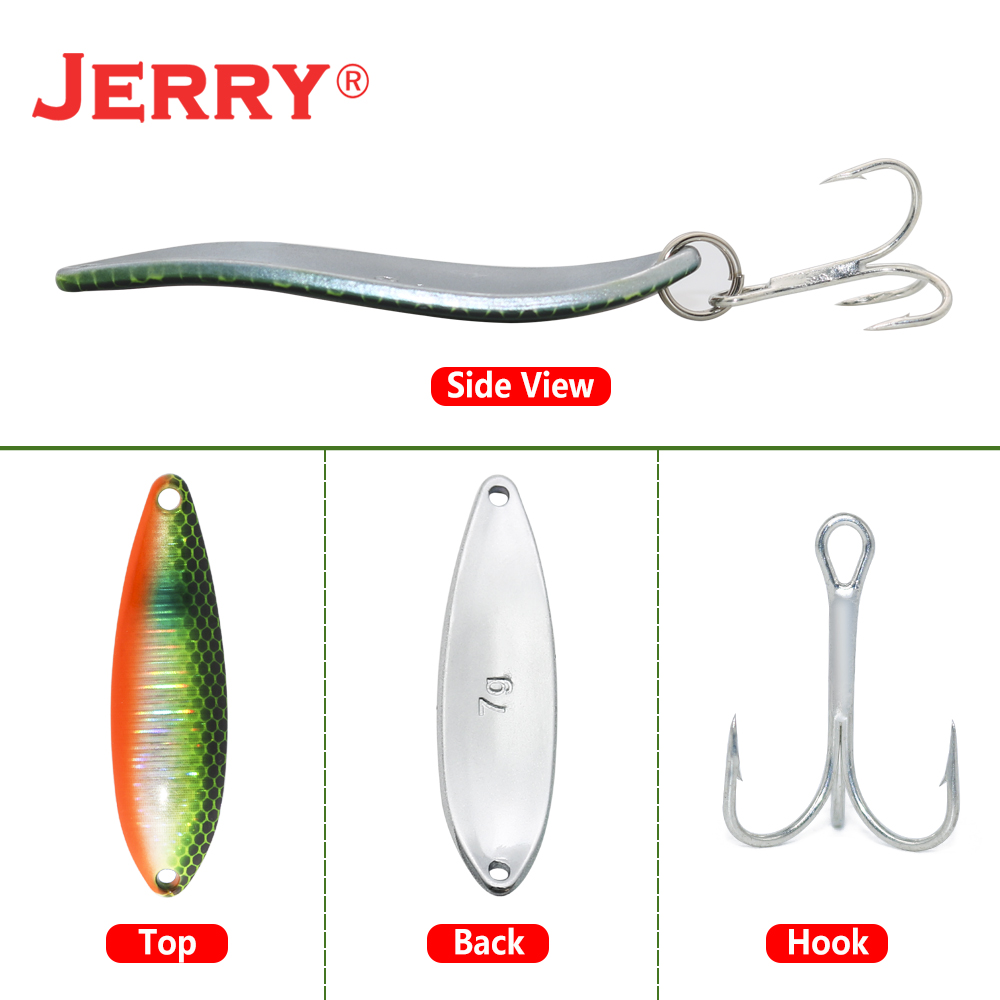 Jerry JD Artificial Spoon Lure - Fishing Equipment Deals recension och pris