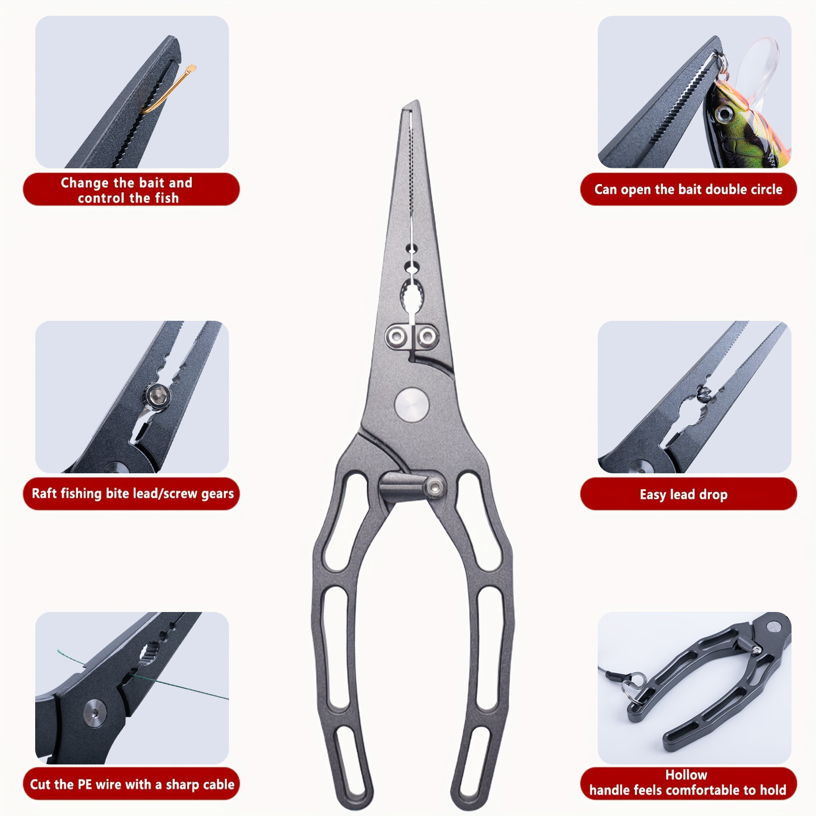 Fishing Pliers and Fish Grippe - Fishing Equipment Target recension och pris